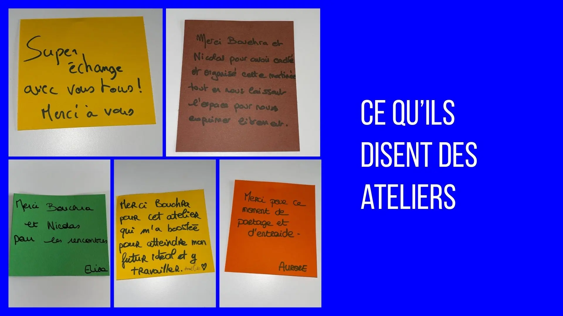 Avis des participants 1