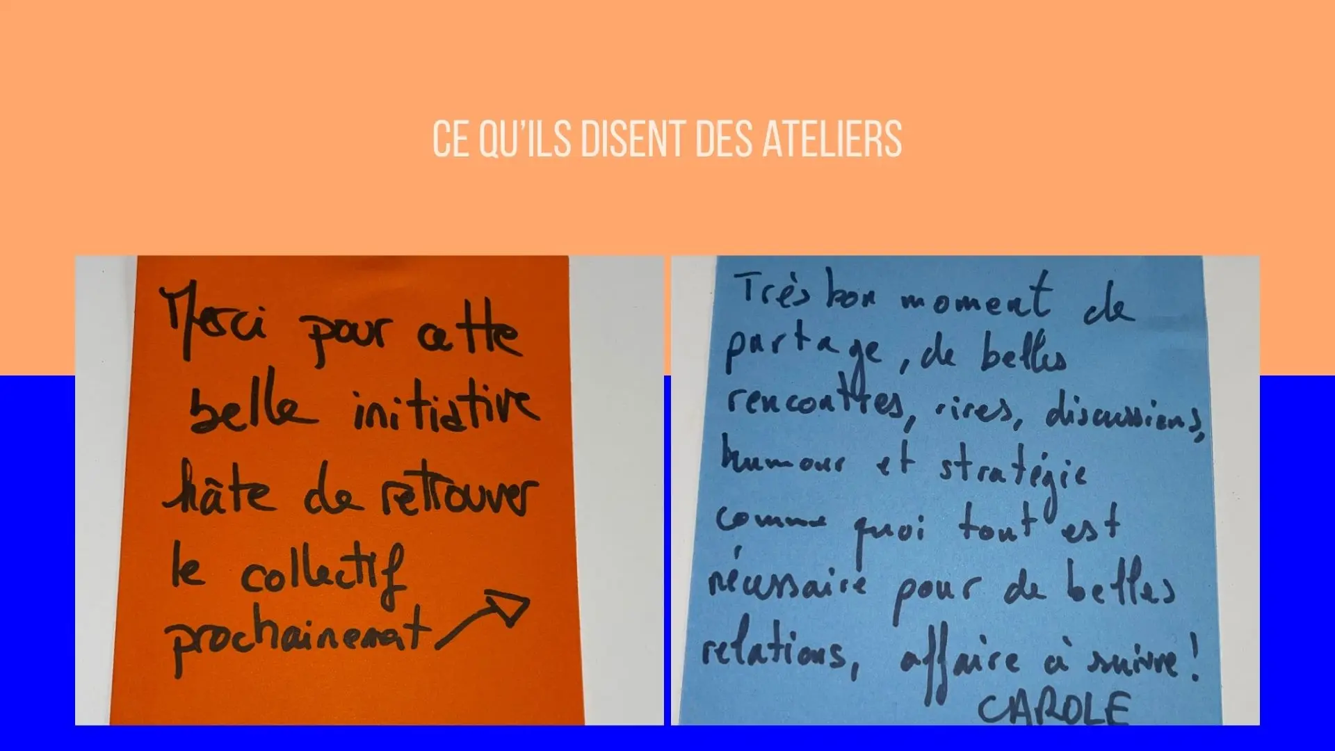 Avis des participants 4